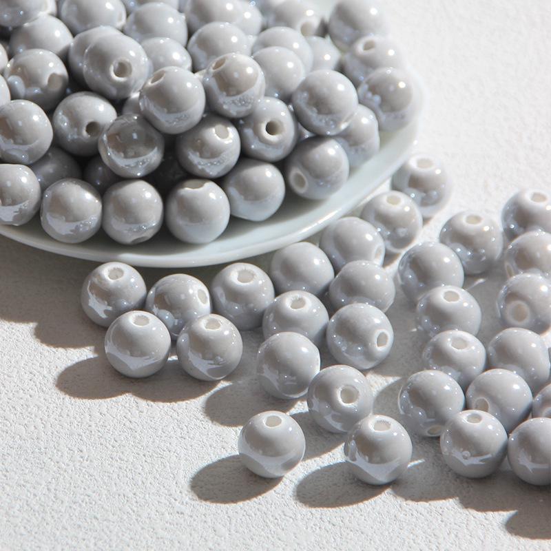 Cuentas Redondas de Ágata Corazón de Azúcar Azul-Negro para Joyería y Accesorios de Cristal DIY