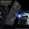 Slide Camera Lens Protector Case For Xiaomi Redmi Note 12 11S 12S 11 10 9 Pro Max 10C A1 A2 A1 Plus Shockproof Armor Ring Cover