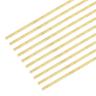 DMiotech X Brass Rods for DIY Welding Lathe Punch Model Automobiles 20-Pack 12-inch 3/32-inch Crafts, Rods, Materials, Shafts, Airplanes, Ships,