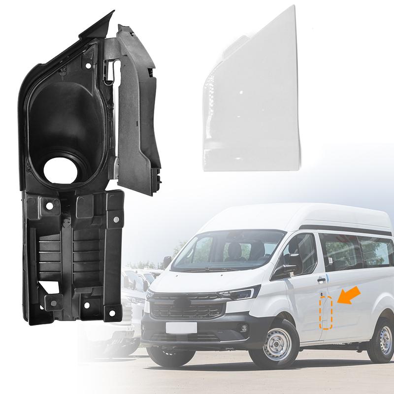 Car Fuel Filler Tank Housing Cover & Flap Cap for Ford Transit 150 250 350 2015 2016 2017 2018