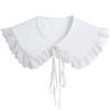 Adjustable Lace False Collar Sweet Ruffled Shawl Simple Detachable Collar  Gift