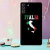 Italy Flag Phone Case For Samsung Galaxy S24 Ultra S20 S21 S22 S23 S25 Ultra S9 S10 Plus S24 FE Cover