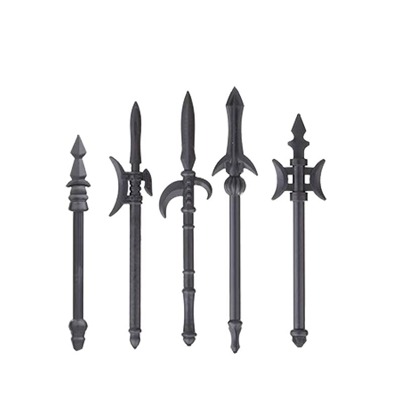 MOC Military Movie Figure Medieval Weapon Building Block Scabbard Sword Ax Hammer Bow Arrow Kit Gun Fan Mini Toy Brick Gift K038