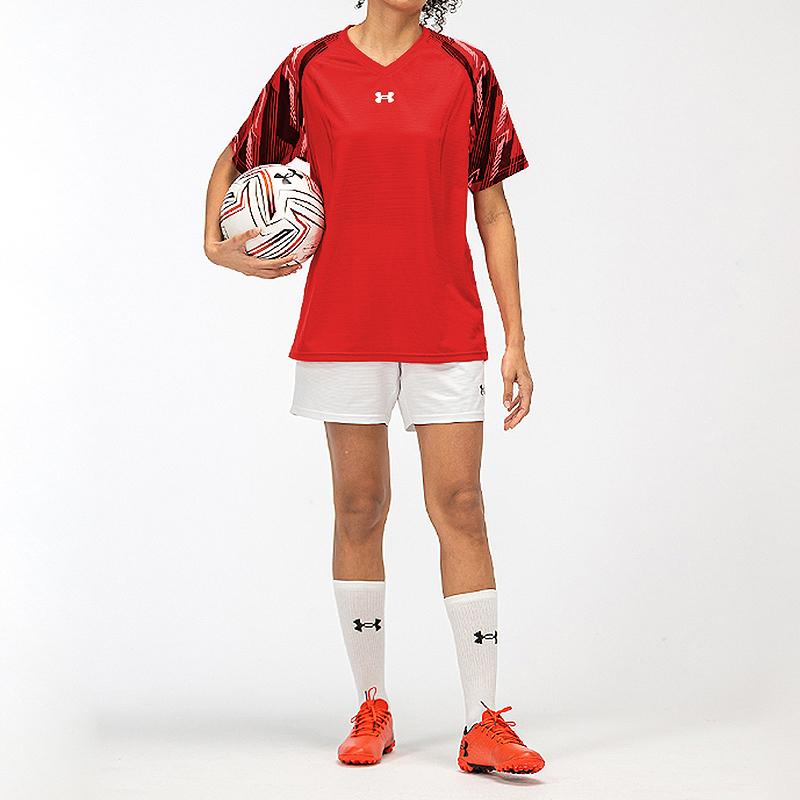 Under Armour Soccer Knit Training Match T-Shirt Unisex Tops Red 21500527-600