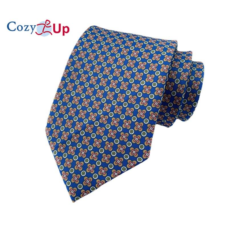 Cozy Up New Tie Men Vintage Print 146x8x3.5cm Holiday Party Wedding