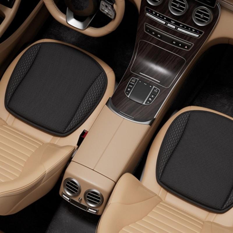 Ventilated Auto Cushions with 8 High Speed Fans & Breathable 3D Mesh Multiple Surfaces Cooling Pad for Summer Driving Comfort