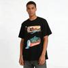 Explore Mountain Stream Outdoor Graphic Casual T-Shirt Pure cotton T-shirt