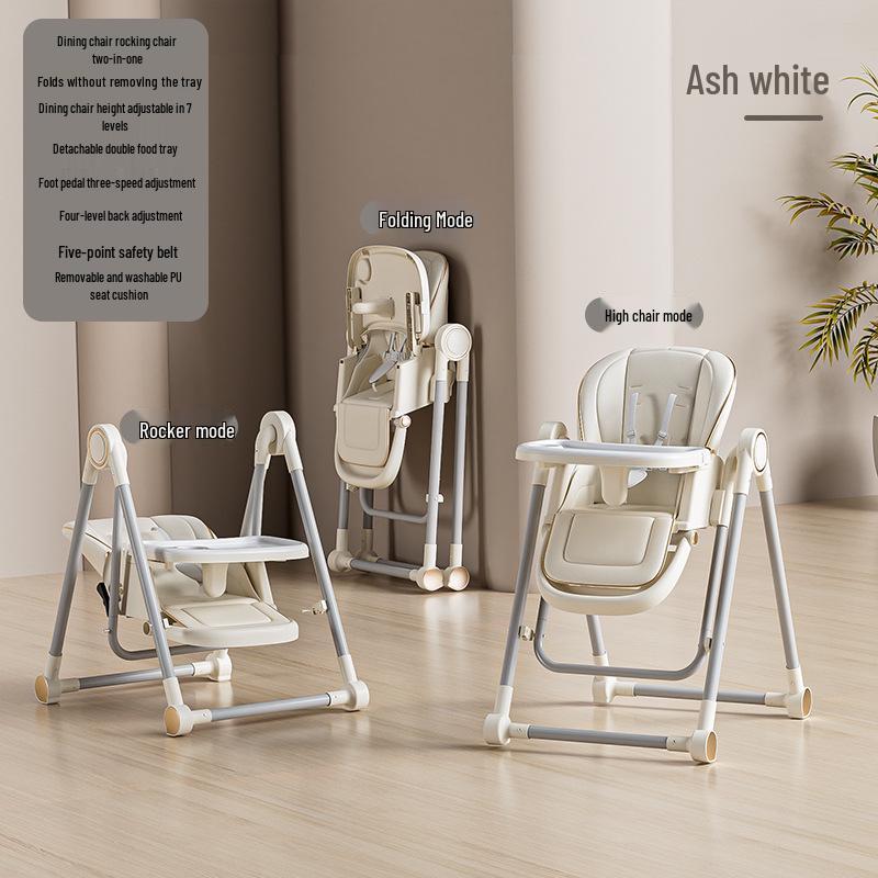 Adjustable Foldable High Chair & Portable Infant Dining Seat