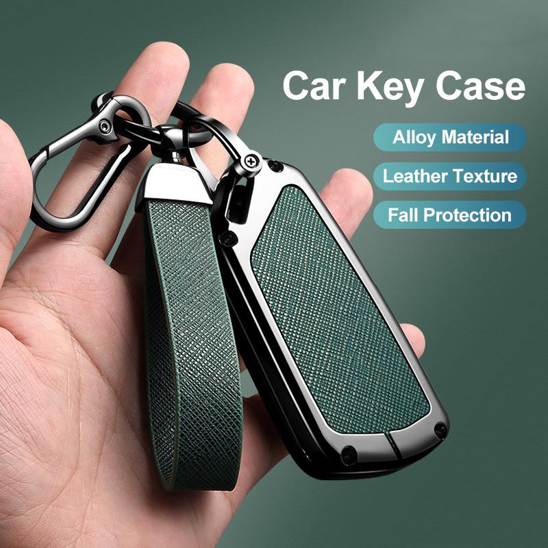 Zinc Alloy Car Key Cover For Volkswagen Golf 8 Mk8 Id.3 Id.4 Id.6 Cupra Skoda Octavia A8 Seat Leon Mk4 Formentor Tarraco Keyring