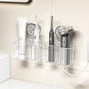 Functional Toothbrush Holder Suction Cup Easy Install Toothbrush Rack Organizers For Renters And Students Seeking Order