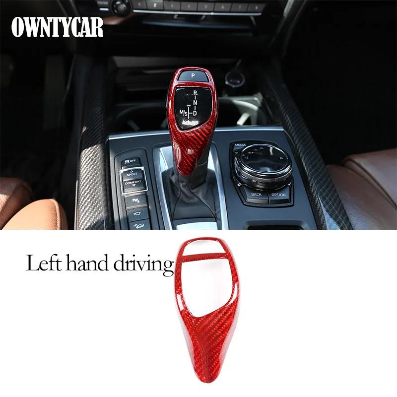 For BMW 3 4 Series F30 F31 F32 F35 2013-2019 Real Carbon Fiber Car Console Gear Shift Panel Decoration Cover Trim Stickers