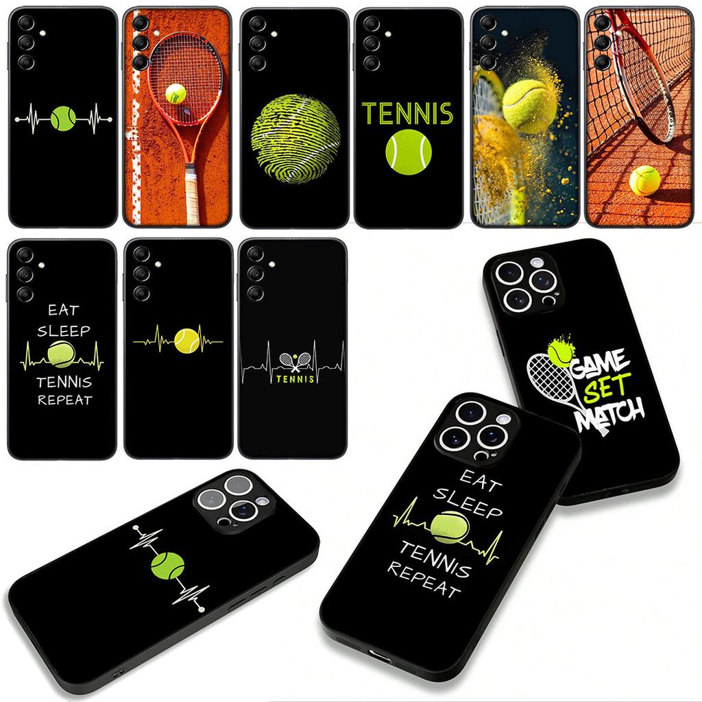 For Motorola Moto G54 G05 G24 G55 G75 G85 G15 G57 G86 Power Edge 50 30 Fusion Neo Pro Case Coach Eat Sleep Tennis Repeat Ball