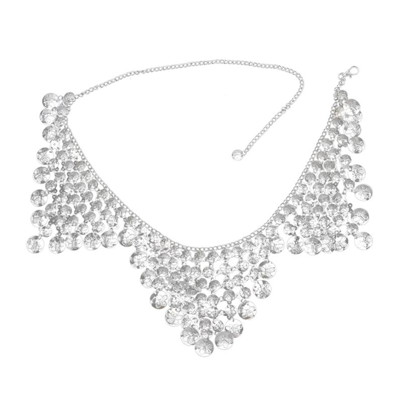 

Elegant Women Body Chain Party Club Wear Waistband Adjustable Length Body Chain for Party Club and Halloween Outfits