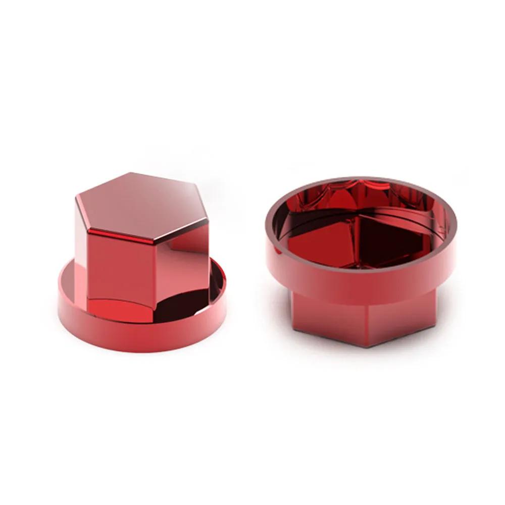 30 ks Krytky šroubů a matic pro motocykl Dekorativní plastové šrouby Motocyklové příslušenství pro Yamaha Kawasaki Honda Suzuki