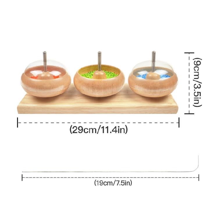 Drehbare Perlen Schüssel Taille Perlen Spinner für DIY Perlen Handwerk Schmuckherstellung