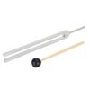 128HZ Aluminum Alloy Tuning Fork Wood Hammer Sound Healing Therapy Tool Set