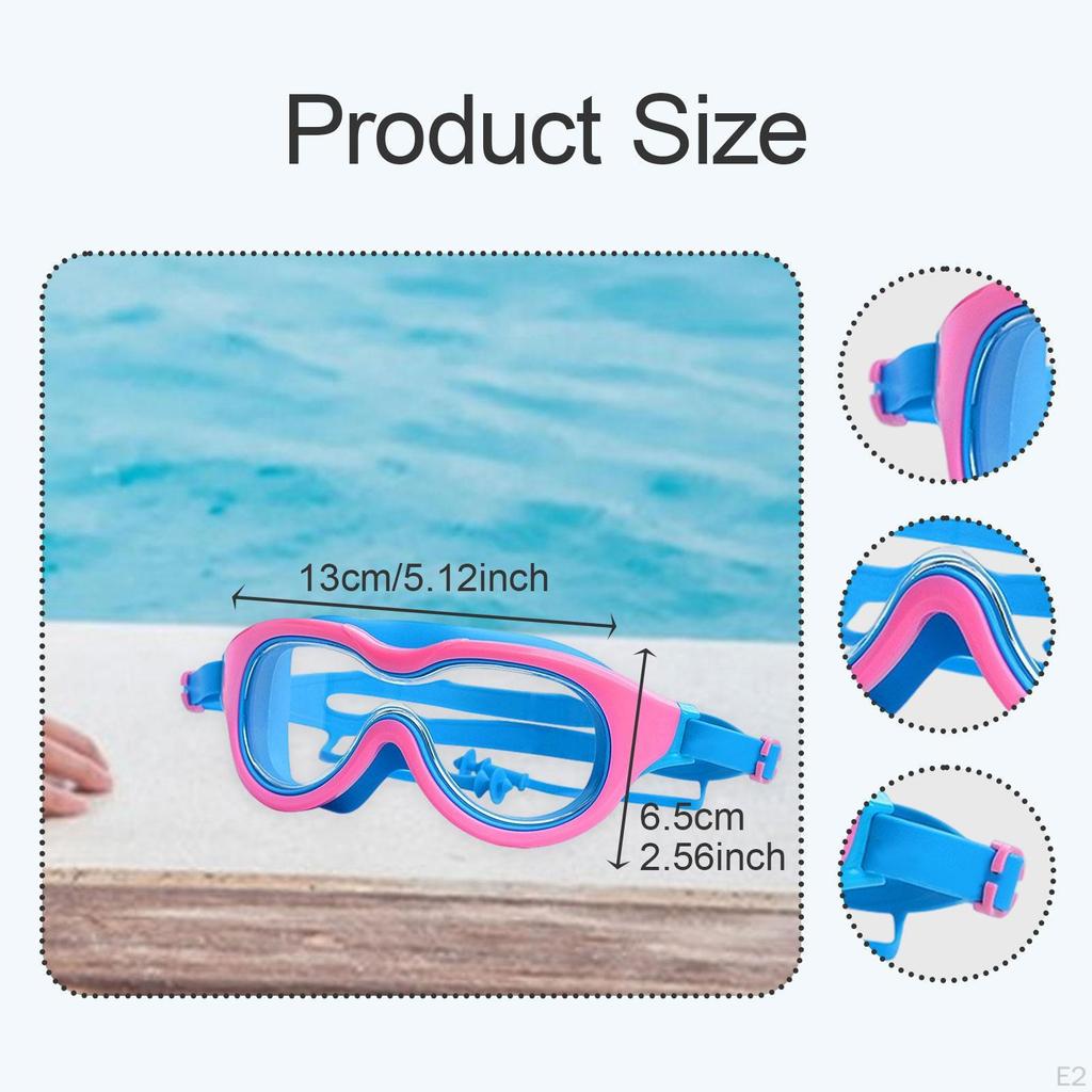 Children's Swim Goggles for Boys And Girls with Anti Fog Feature