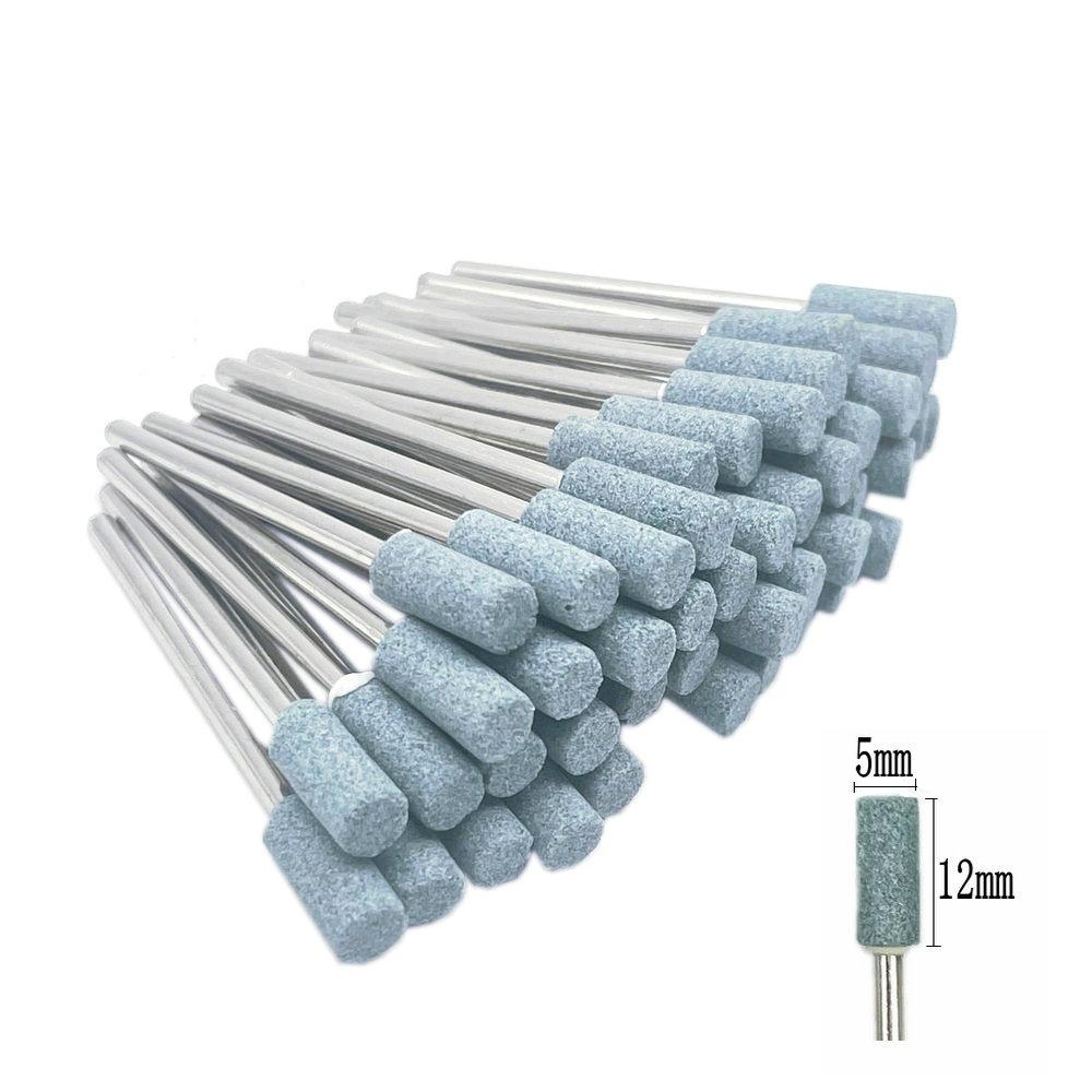 50pcs/set  Dental Stone Grinder Polisher Burs For Contouring Shaping Porcelain Dental Rotary Stone Polisher 2.35mm Shank
