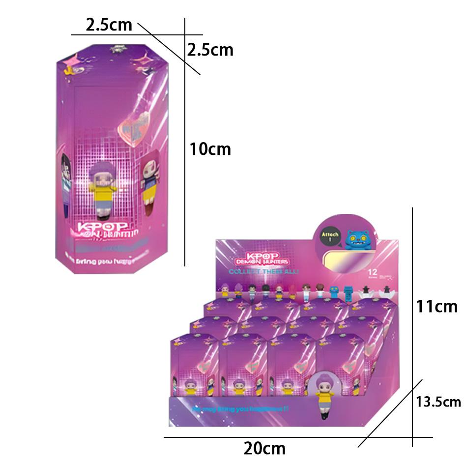 Anime Demon Hunters  Kpop Collectible PVC Mini Figurines Mystery Box Decorative Doll Models for Fans Pretty And Unique