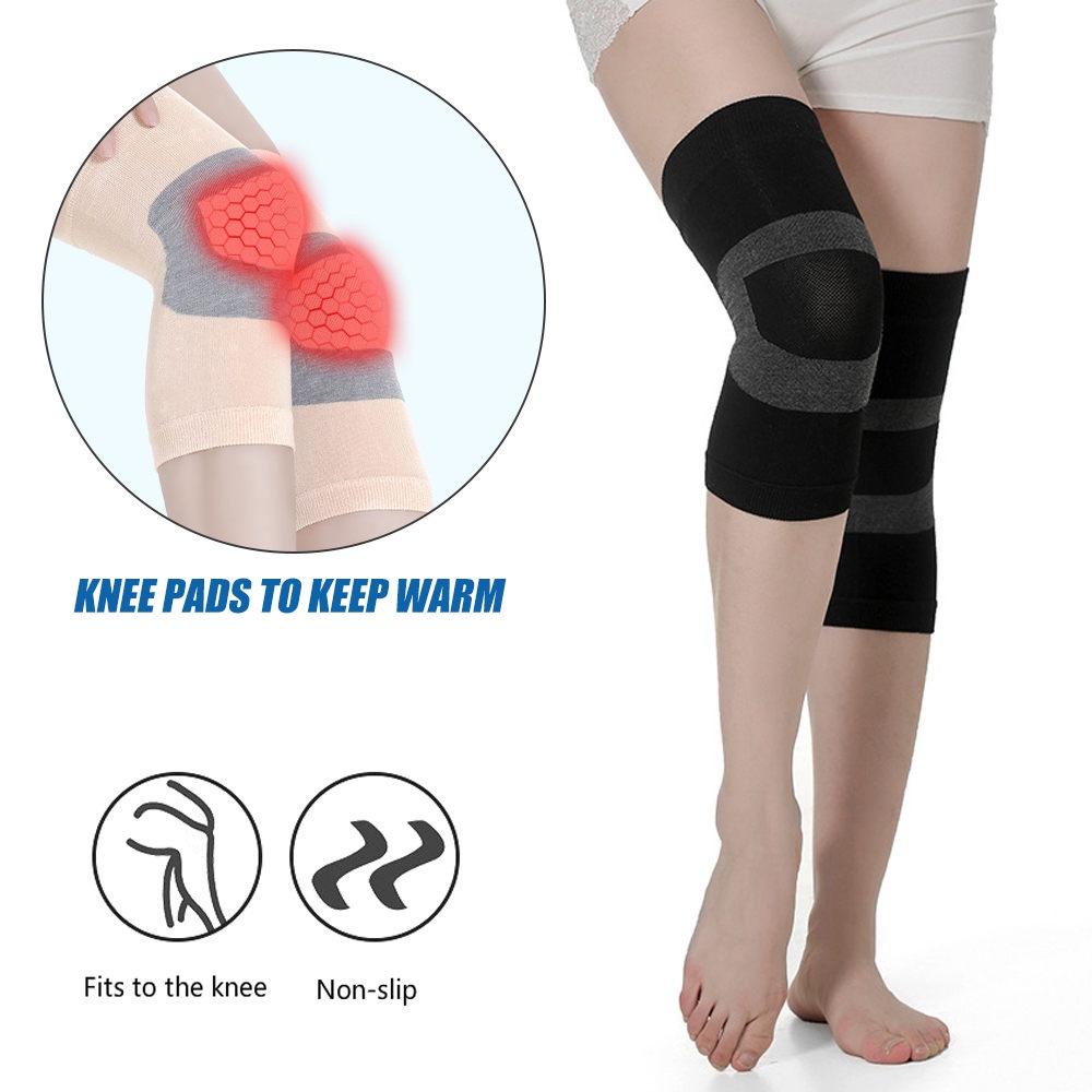 1Pair Summer Thin Knee Pads Socks Men Women Silk Knee Sleeve Cold Knee Sleeve For Fitness Running Cycling Arthritis Pain Relief