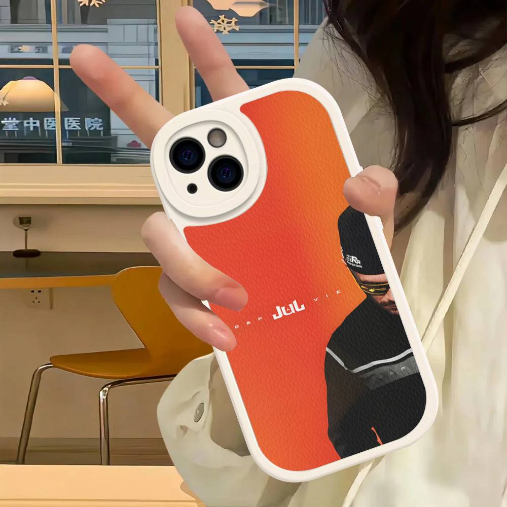 Rapper J-JuL C'est Pas Des Lol Phone Case For IPhone 16 15 14 13 12 11 Pro Max Plus Soft Leather Cover