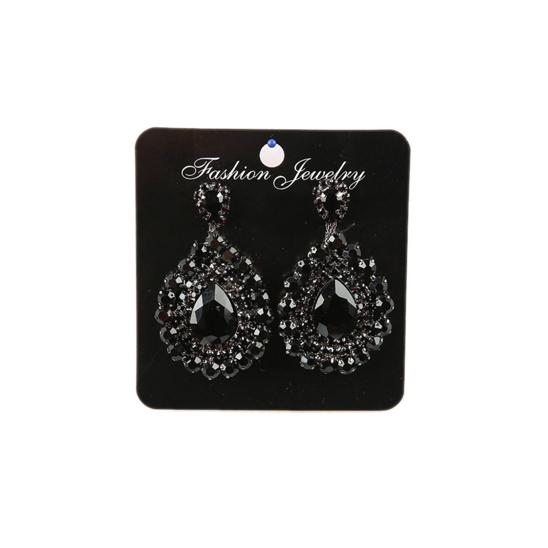 

Женское вечернее платье из черного хрусталя и камня, свадебные серьги из хны