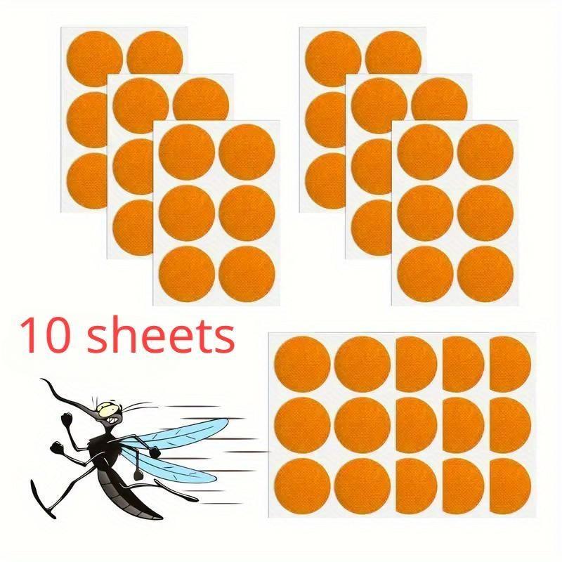 

60 шт. летние наклейки от комаров, уличные нетканые наклейки от комаров, для кемпинга, путешествий, домашнего использования, наклейки против комаров 10 sheets (60PCS)