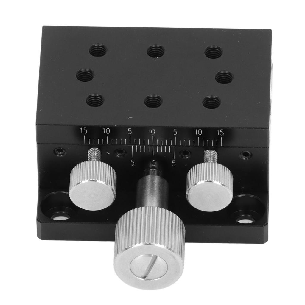 X Linear Stage Gear Rotation Manual Control High Precise Platform Sliding Table with Scale for Measuring Instrument