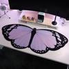 Lilac Butterfly Deskmat 90x40cm Keyboard Kawaii Accessories Laptop Desk Mat Mouse Pads Gaming Pc Rug Carpet Desk Protector