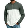 Men's Casual Knit Long Sleeve T-Shirt with, Everyday Pullover