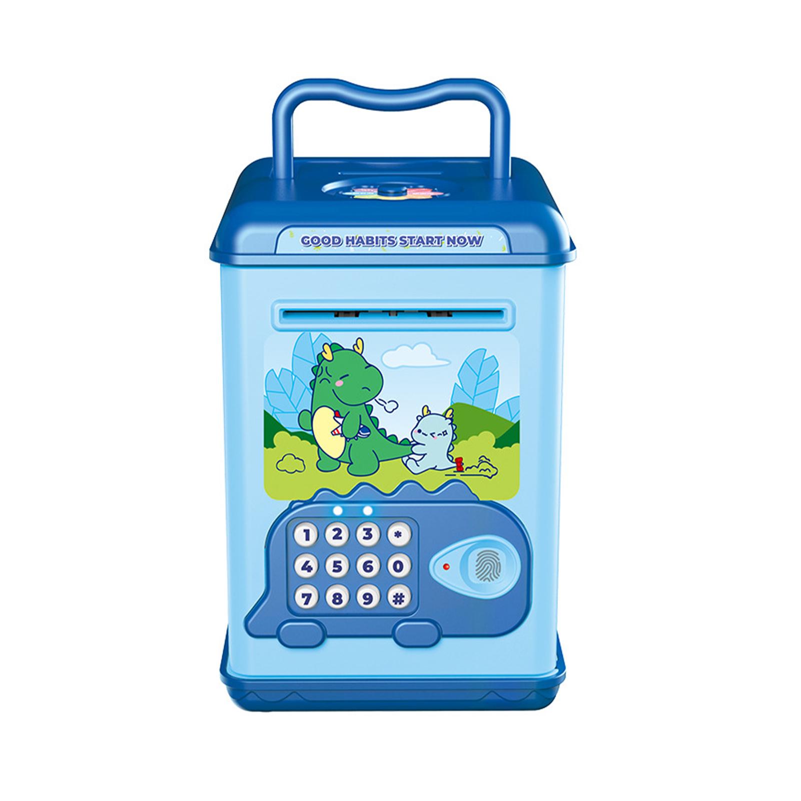 

Мини-банкомат, банковский сейф, копилки с паролем отпечатка пальца, детские монеты, наличные, сейф, игрушки, детский подарок