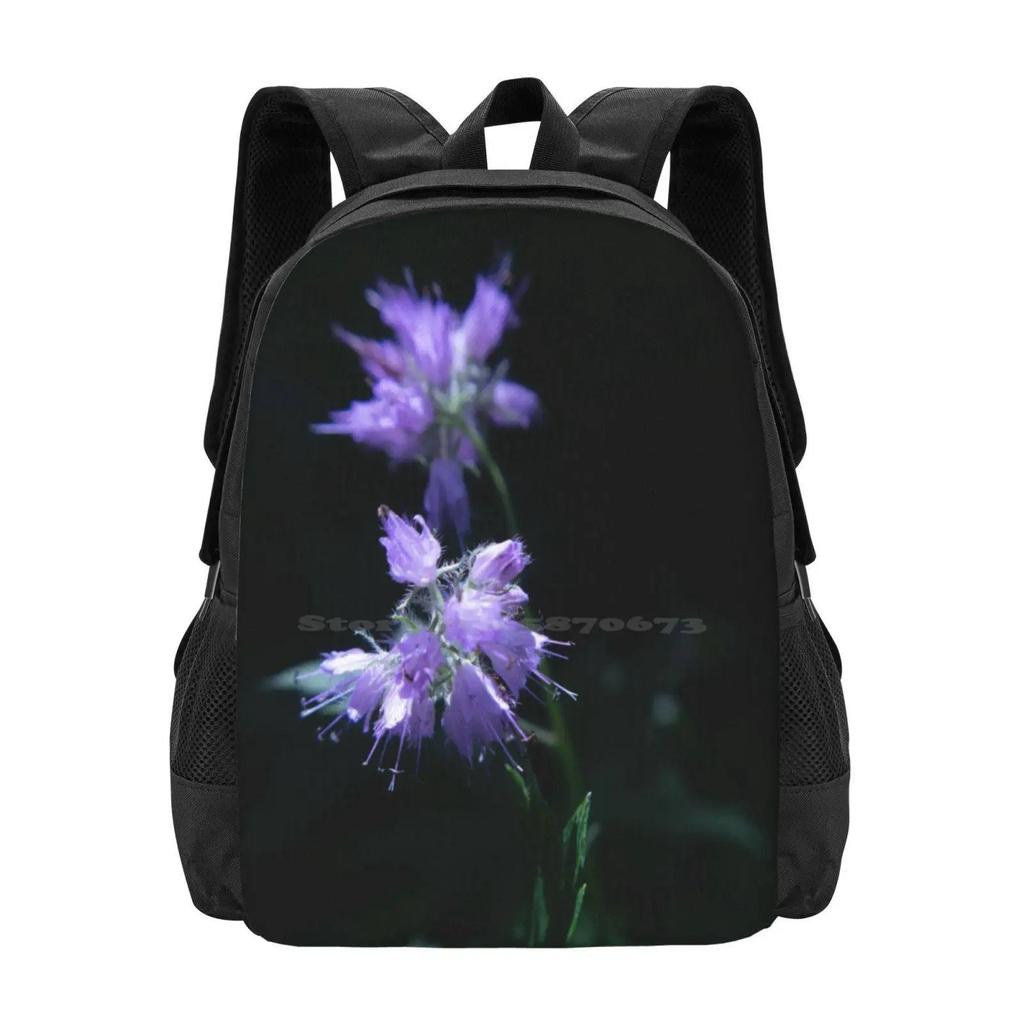 Aus der Dunkelheit Heißer Verkauf Rucksack Mode Taschen Abstrakte Natur Floral