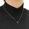 Vendome Aoyama Necklace K10 Yellow Gold Diamond Horseshoe AJVN149140DI [Official]