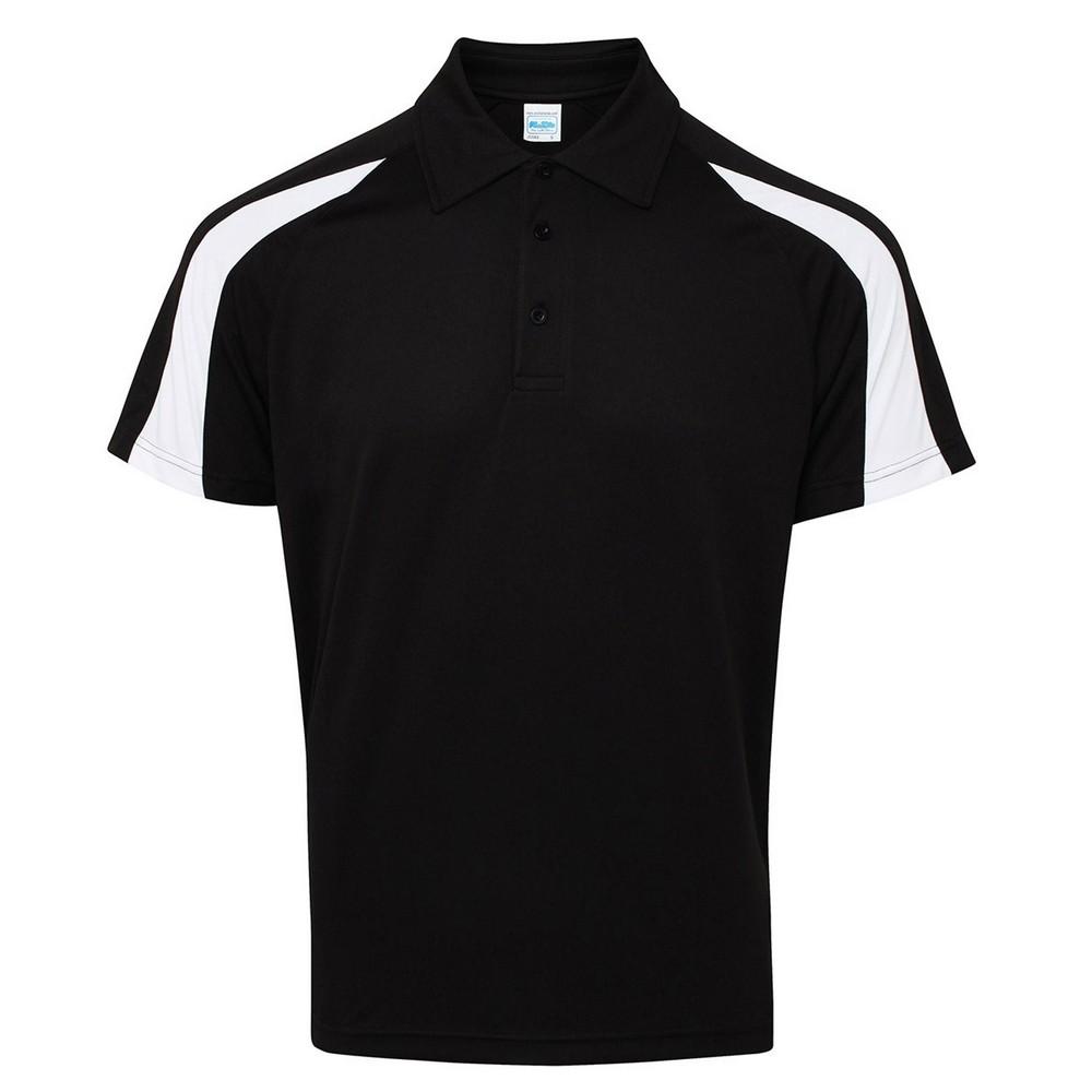 Just Cool Mens Cool Contrast Polo Shirt