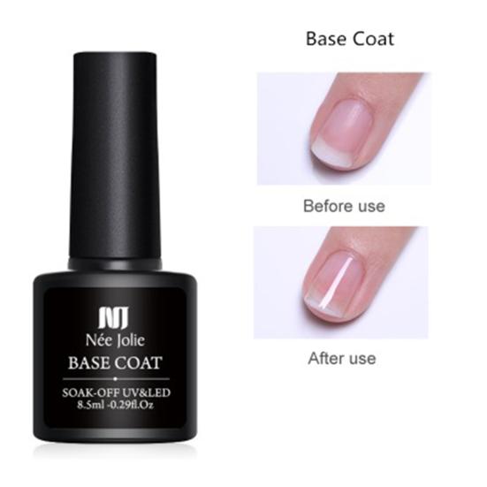 

Long-lasting Fast Drying Soak Off UV Top Base Coat Nail Gel Polish Lacquer Decor