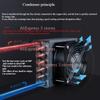 1PC Freezer Refrigerator Condenser Evaporator with Fan Copper Tube Radiator Small Air-cooled Cooling Fin Radiator