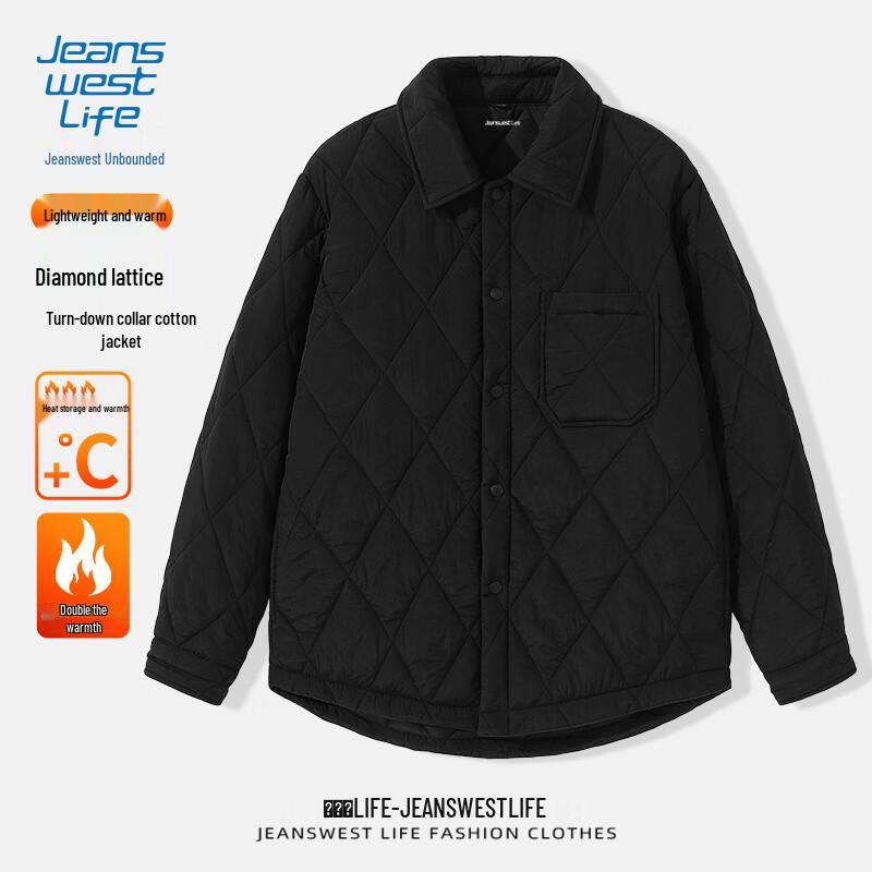 

JEANSWEST LIFE Men s Diamond Quilted Padded Jacket 4XL