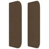 Tête de lit - Maison Exclusive - Avec oreilles - Marron foncé - 183 x 16 x 78/88 cm