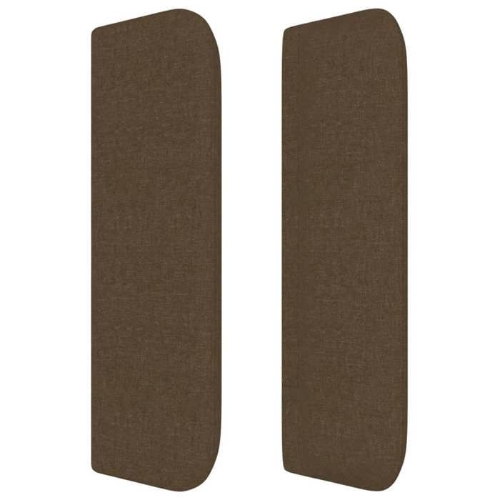 Tête de lit - Maison Exclusive - Avec oreilles - Marron foncé - 183 x 16 x 78/88 cm