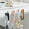 Travel Portable Plastic Bag Cute Animal Hook For Hanging Decorative Table Purse Bag Hooks Wall Hanger Holder Handbag Hanger