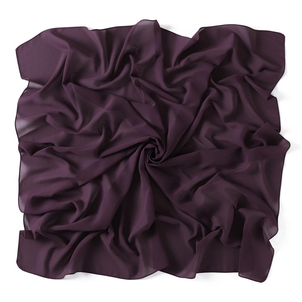 Solid Pearl Chiffon Women Scarf New Summer Girls Sunscreen Thin Scarves Soft Shawl Foulard Viscose Spring Lady Wrap Shawls