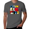 The Mondrian Cats by Tobe Fonseca TShirt Plus Size Quick Dry Sports Tee