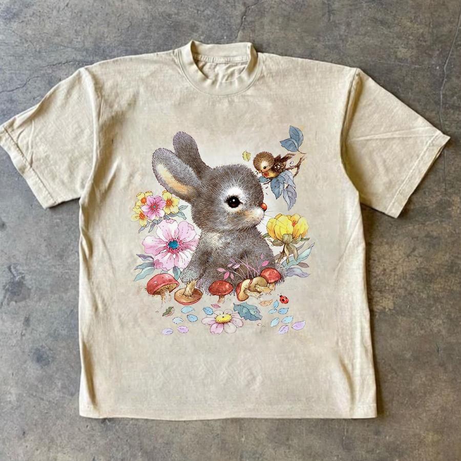 Retro The Mountain Baby Bunny 90S Graphic Unisex Tee S5XL Unisex T-Shirt S