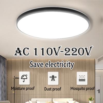 Lámpara de techo Led AC 110V-220V Panel de luz de techo moderno 18W 30W 40W accesorios para casa sala de estar dormitorio cocina iluminación