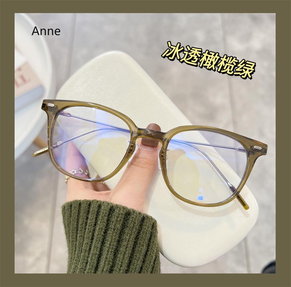 Retro TR90 Metal Square Myopia Glasses Women Frame Rivets Decoration Anti Blue Light Men Optical Frame Computer Glasses Óculos