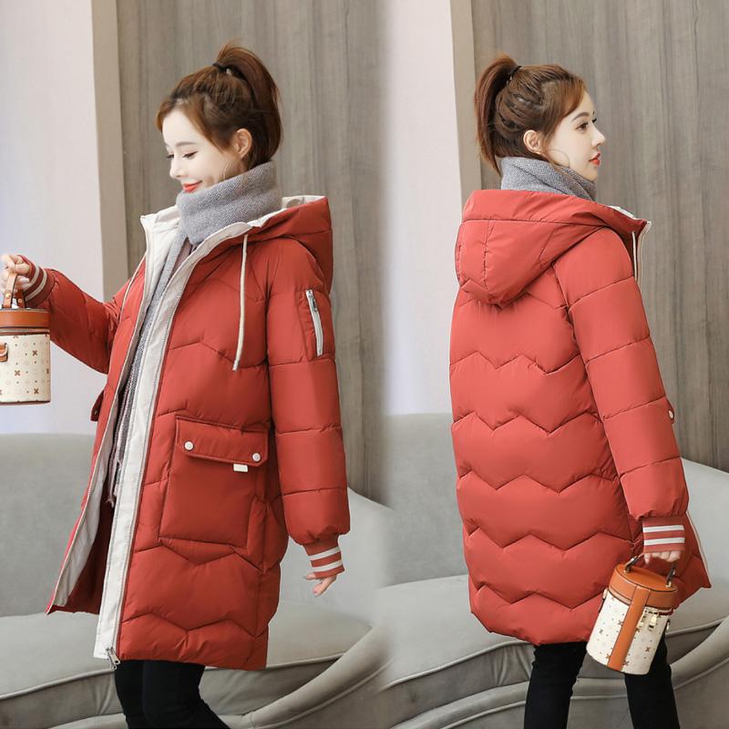 New winter clothes small thickened cotton-padded clothes medium and long cotton-padded clothes women's loose cotton-padded jackets