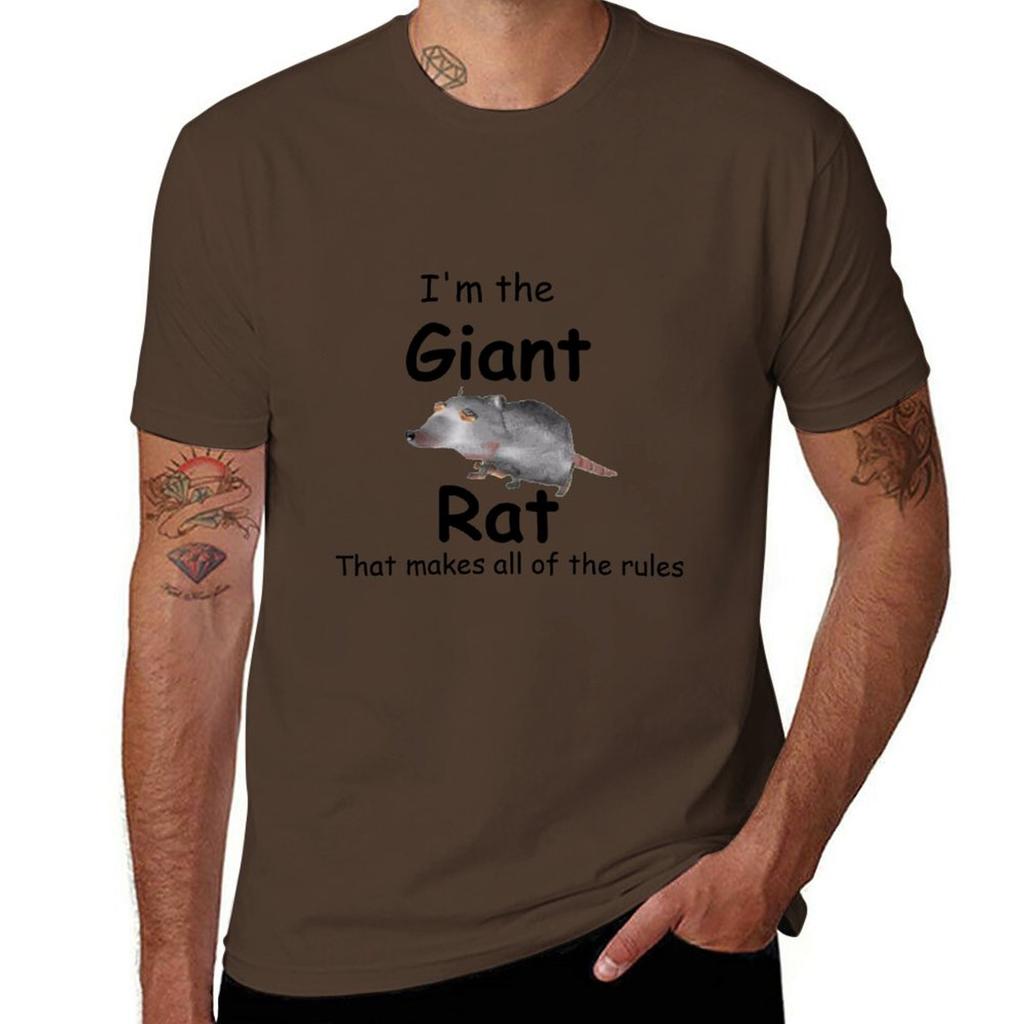 Im The Giant Rat Rat Movie T Shirt And Others TShirt sweat customs funnys blanks t shirts for men cotton