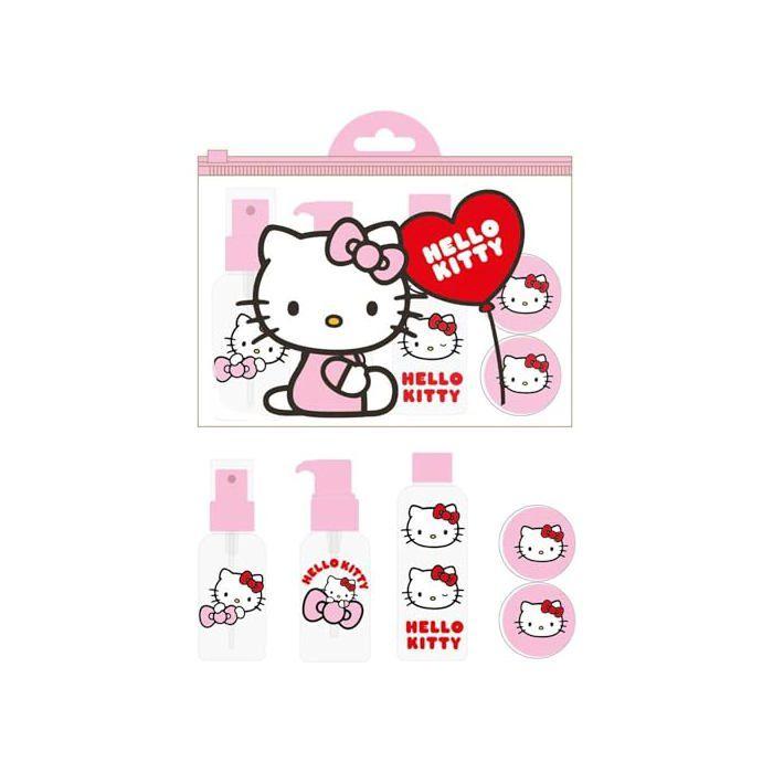 Kit de soins personnels - CERDÁ LIFE'S LITTLE MOMENTS - Hello Kitty - Bouteilles réutilisables