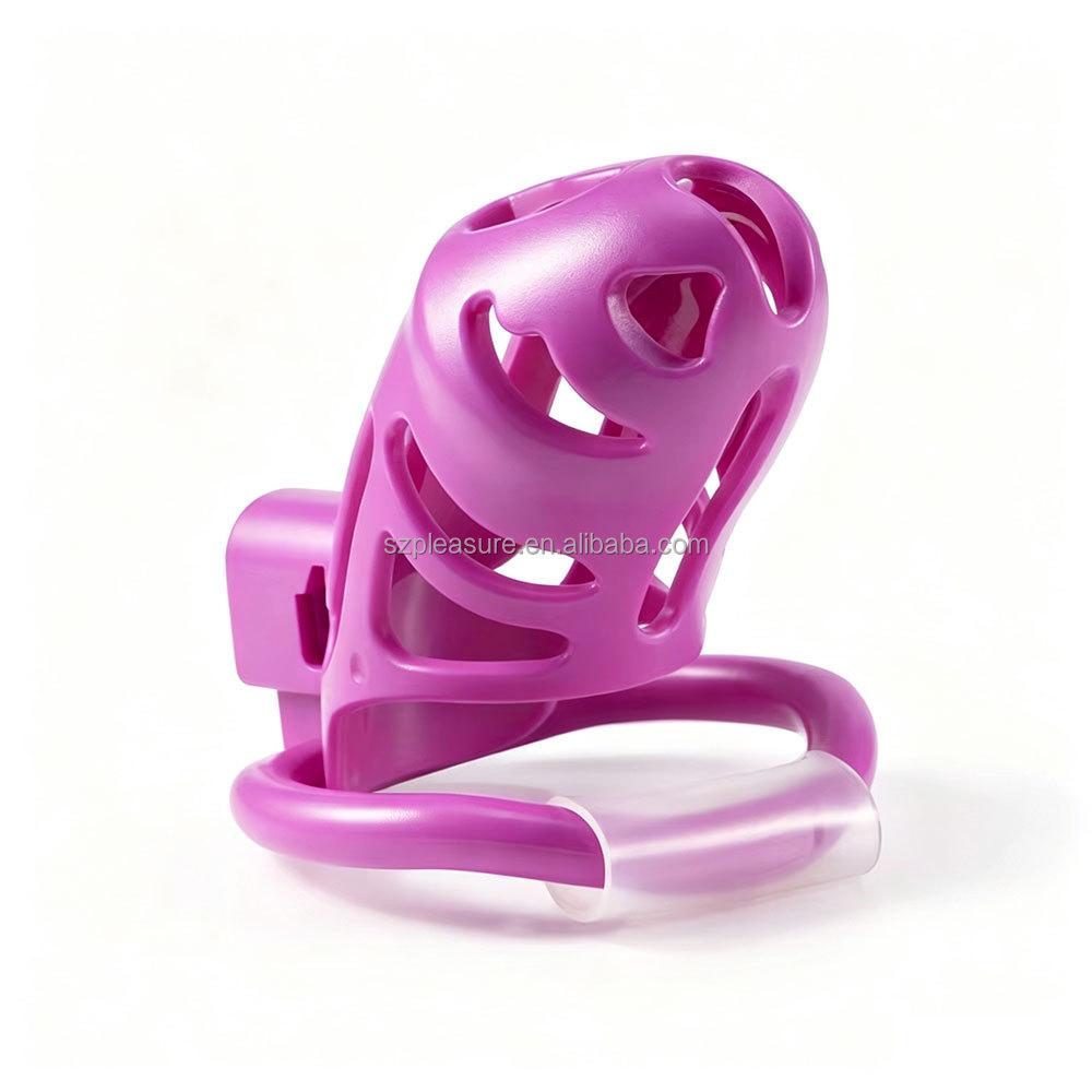 Men Sex Toy ABS Chastity Device Cock Cage Male Penis Lock Cage