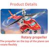 City Fire Plane Fire Station Building Blocks Fire Fighting Plane Set City Fire Airplane Building Kit Fire Rescue Toys Gifts Present Building Bricks